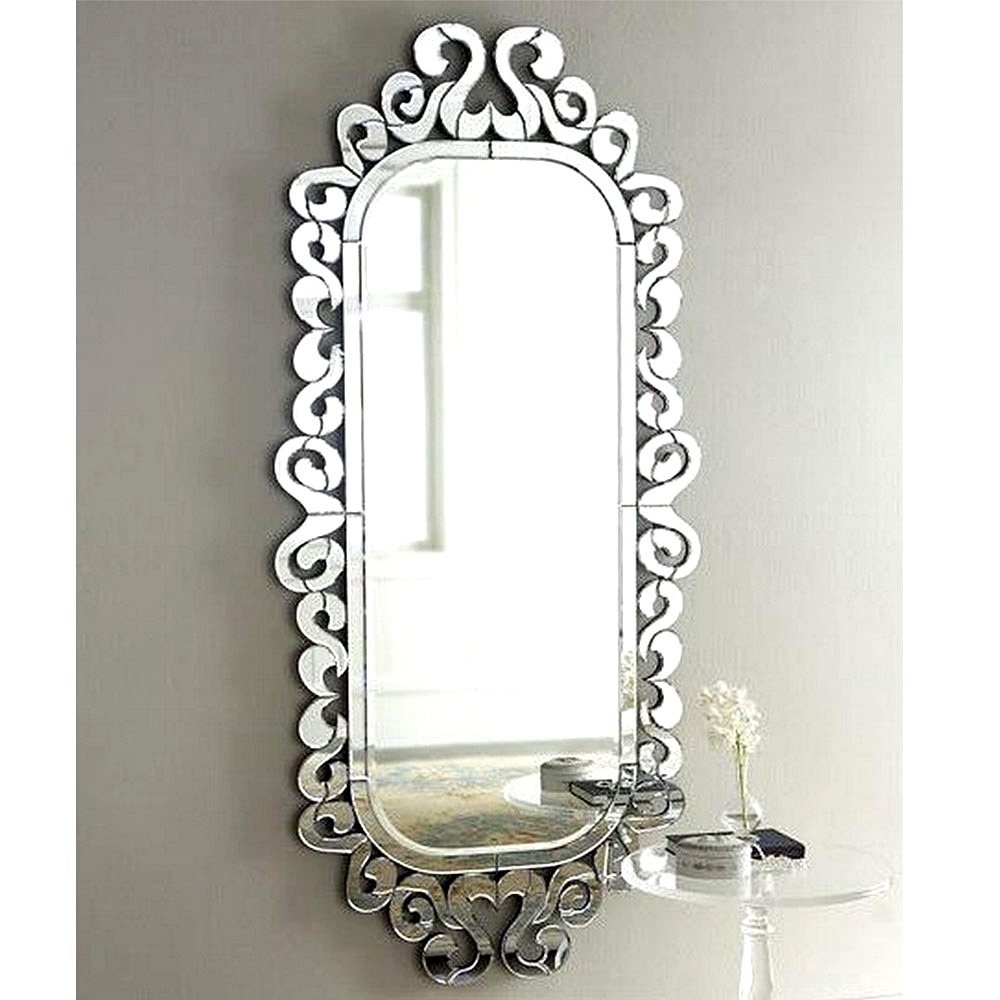 Scroll Crest Elegance Mirror